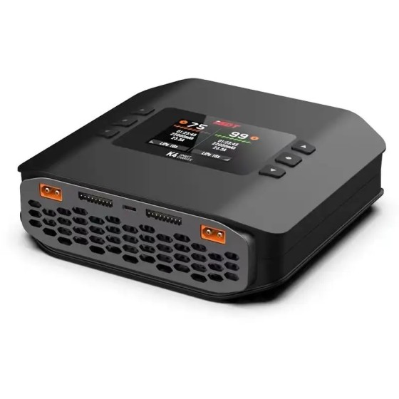 Hot Sales ISDT K4 AC 400W / 600W 45A Smart Dual Channel Charger for 1~8S LiFe LiIon 1400mah Battery